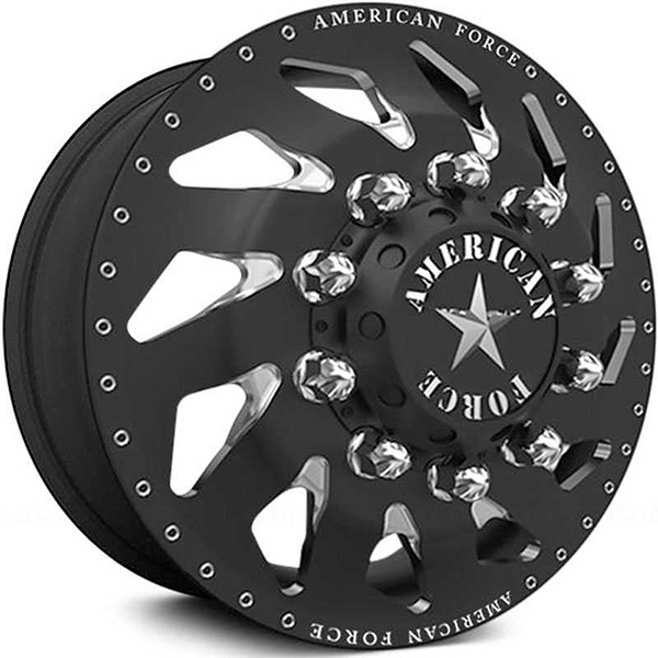 American Force Dually Slayer  Wheels Black & Milled Windows