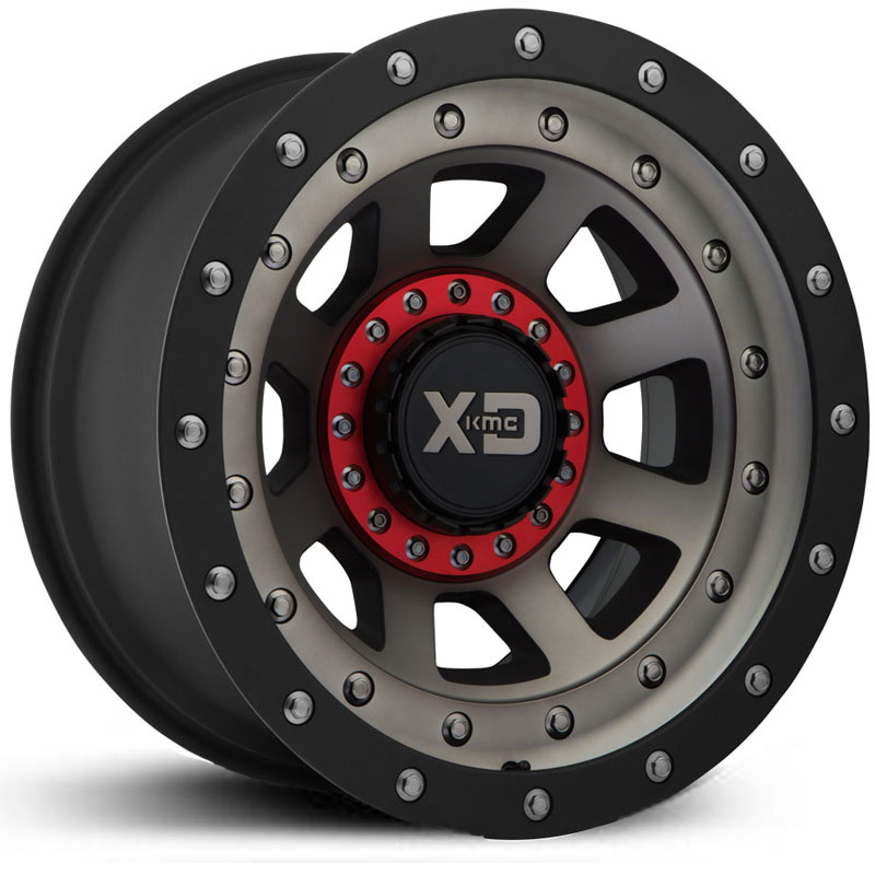 XD Series XD137 FMJ  Wheels Satin Black w/ Dark Tint