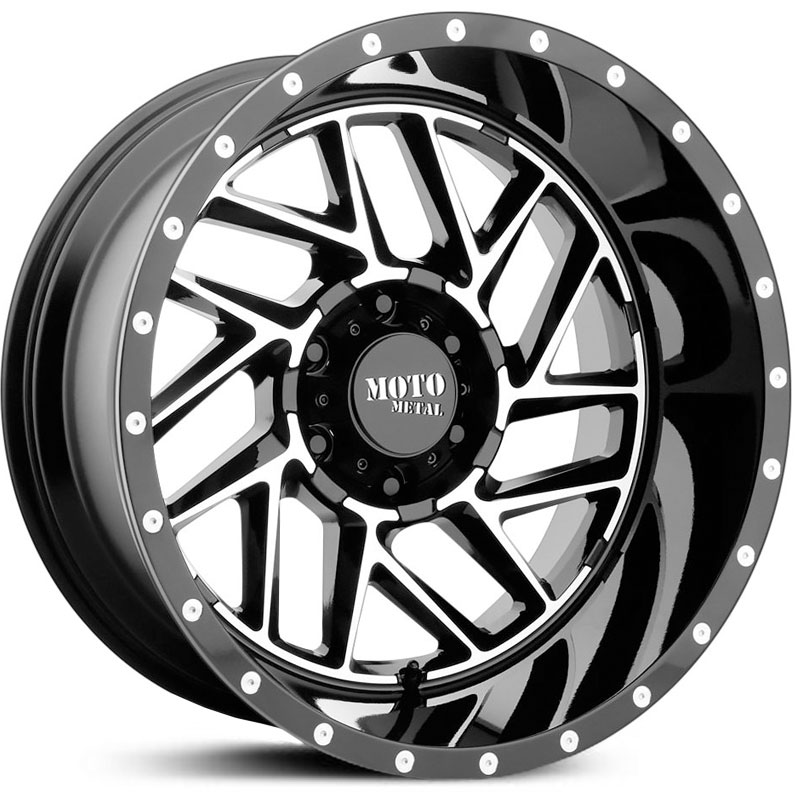 Moto Metal MO985 Breakout  Wheels Gloss Black Machined