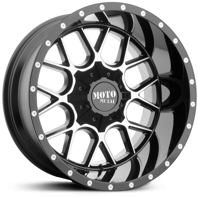 Moto Metal MO986 Siege  Wheels Gloss Black Machined