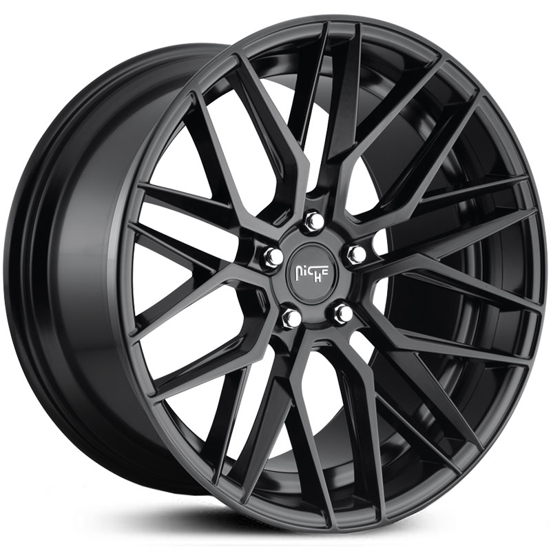 Niche M190 Gamma  Wheels Satin Black