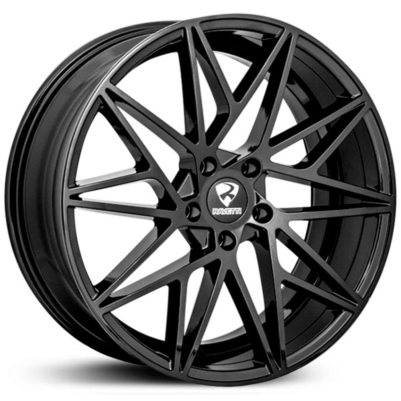 Ravetti Model 5  Wheels Gloss Black