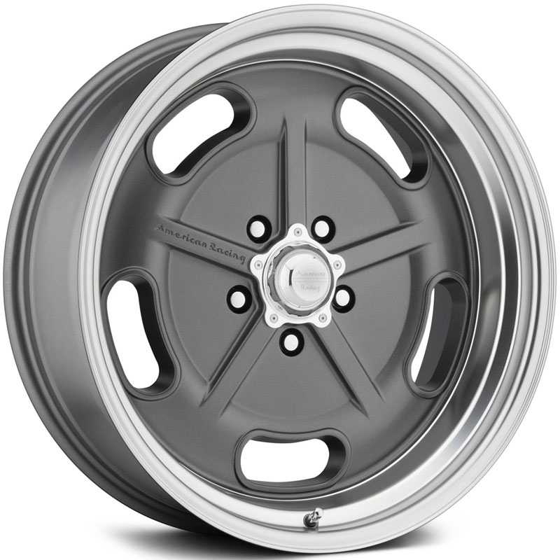 American Racing Vintage VN511 Salt Flat  Wheels Mag Gray w/ Diamond Cut Lip