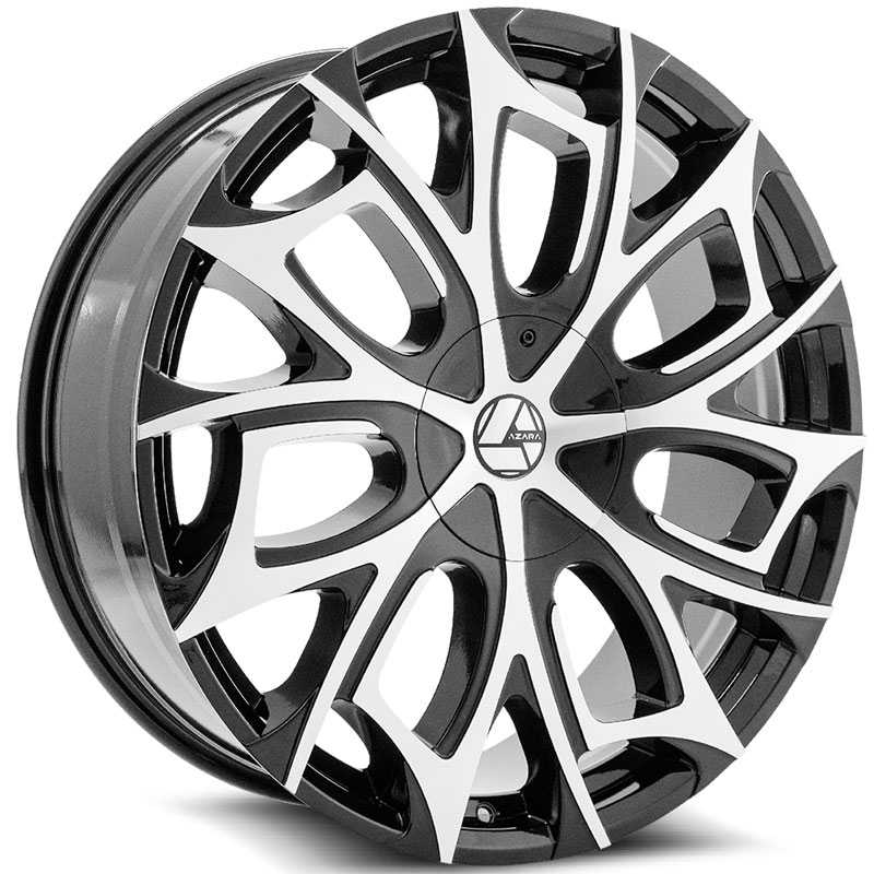 Azara Wheels AZ512  Wheels Gloss Black Machined