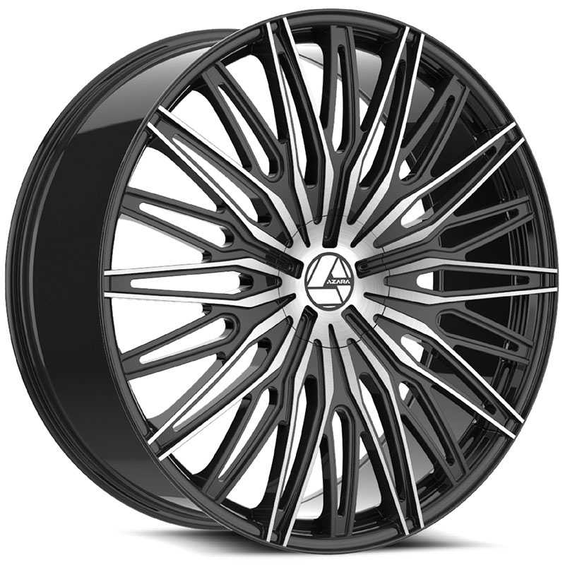 Azara Wheels AZ522  Wheels Gloss Black Machined