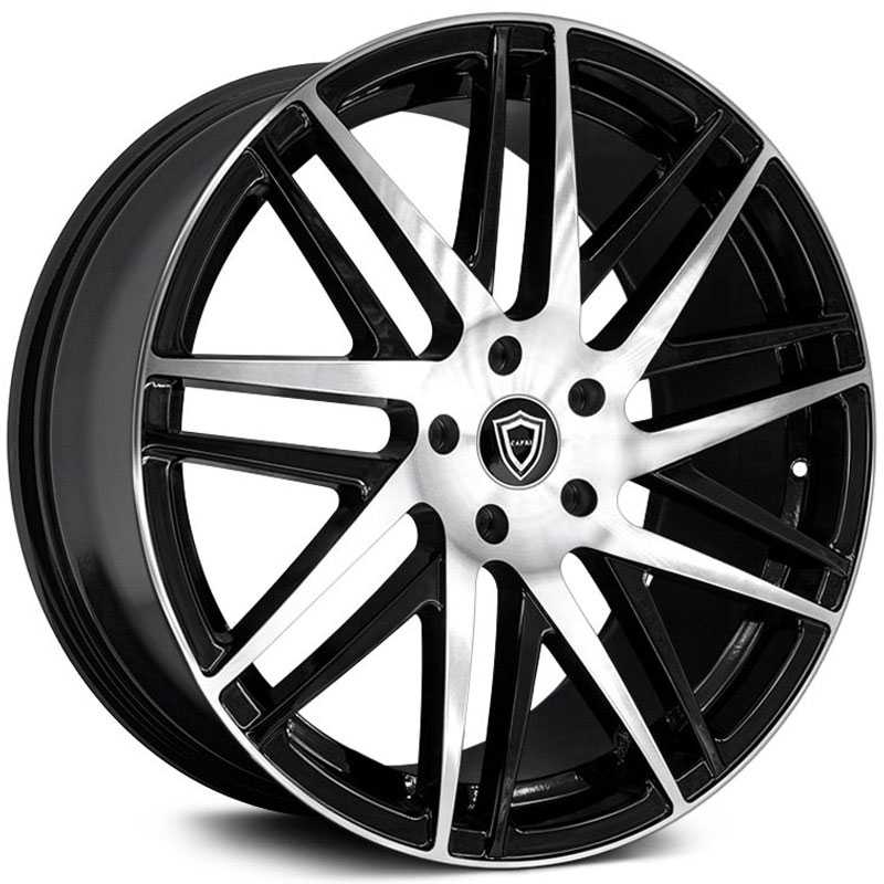 Capri Luxury Capri C0103  Wheels Gloss Black Machine