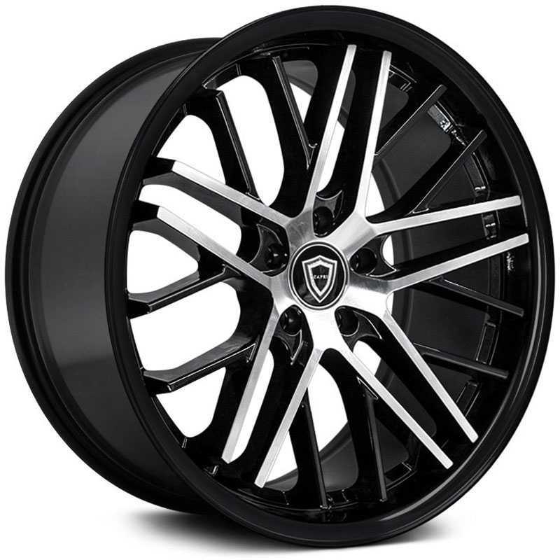 Capri Luxury Capri C0104  Wheels Gloss Black Machine