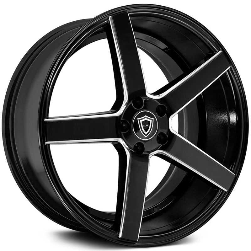 Capri Luxury Capri C5178  Wheels Gloss Black Milled