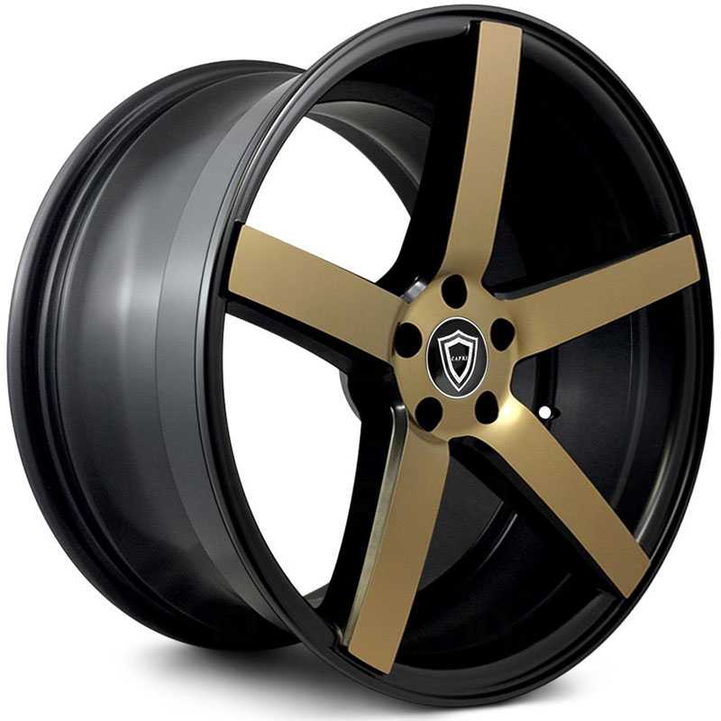 Capri Luxury Capri C5178  Wheels Matte Black w/ Bronze Face