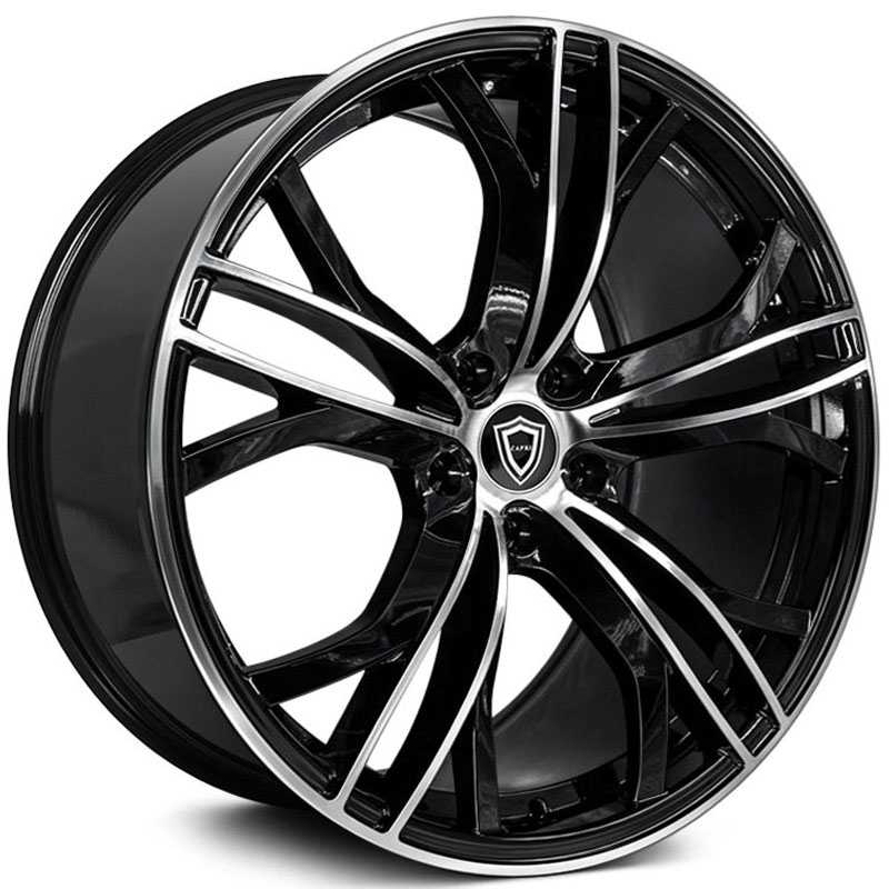 Capri Luxury Capri C5189  Wheels Gloss Black Machine