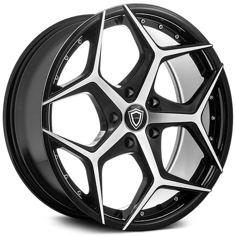 Capri Luxury Capri C5194  Wheels Gloss Black Machine