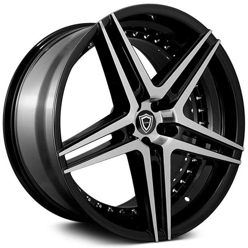 Capri Luxury Capri C5260  Wheels Gloss Black Machine