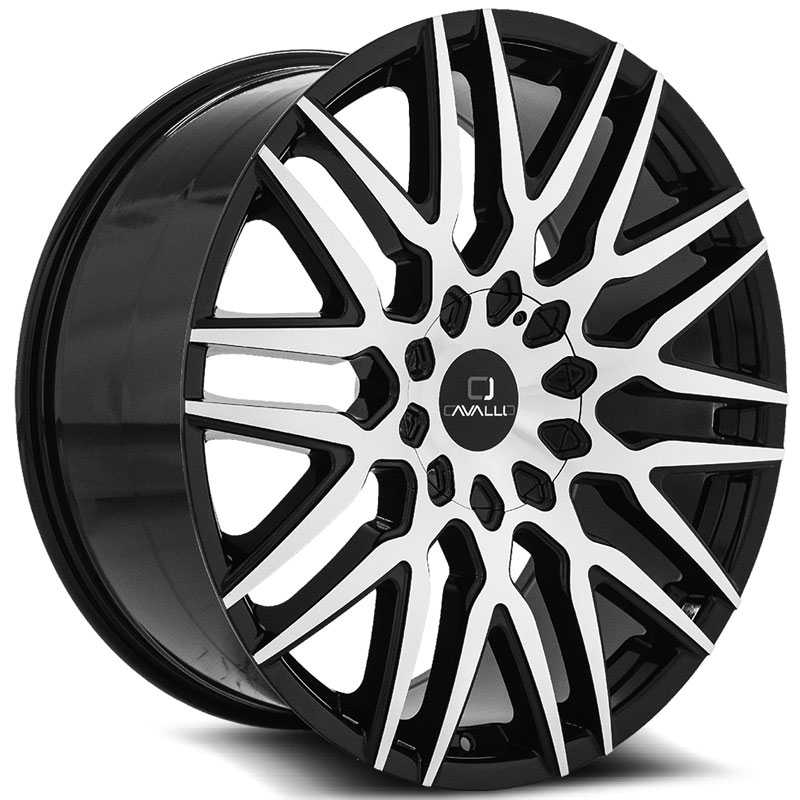 Cavallo CLV-24  Wheels Gloss Black Machined