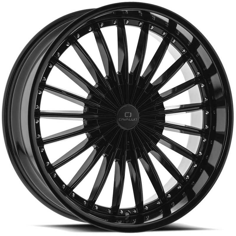 Cavallo CLV-32  Wheels Gloss Black Machined