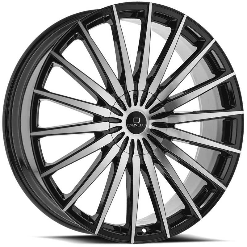 Cavallo CLV-34  Wheels Gloss Black Machined