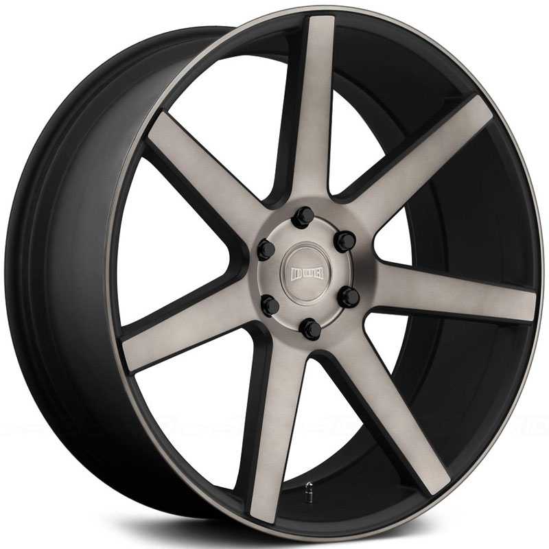 Dub S127 Future  Wheels Black & Machined w/ Dark Tint