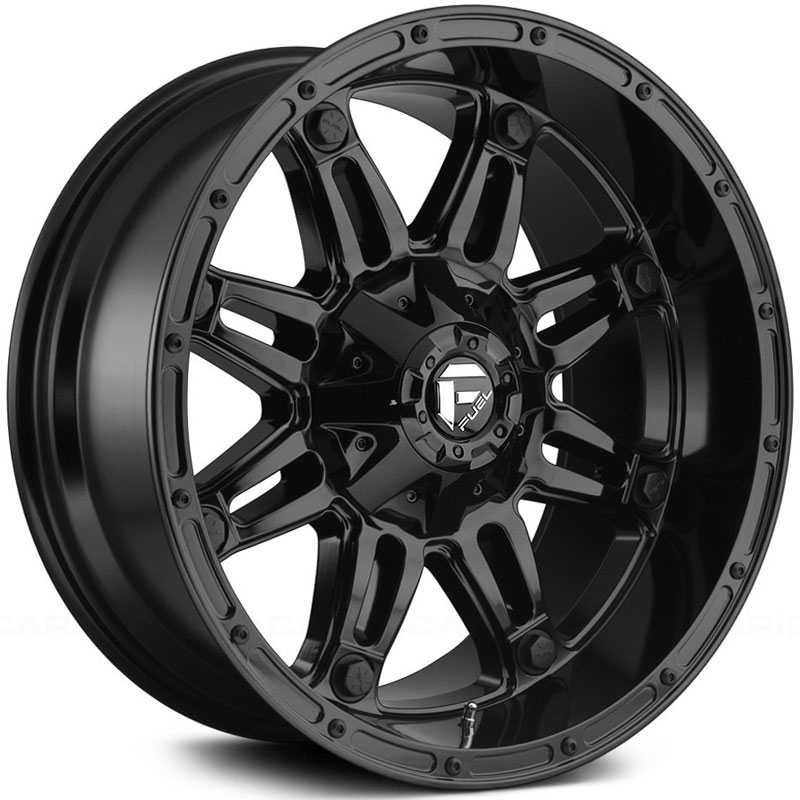 Fuel D625 Hostage  Wheels Gloss Black