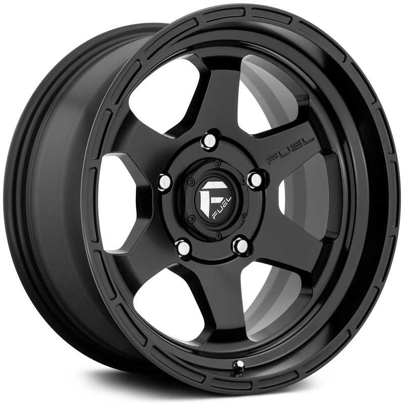 Fuel D664 Shok  Wheels Matte Black