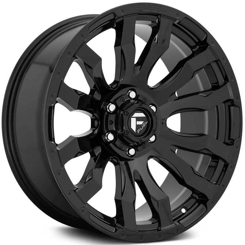 Fuel D675 Blitz  Wheels Gloss Black