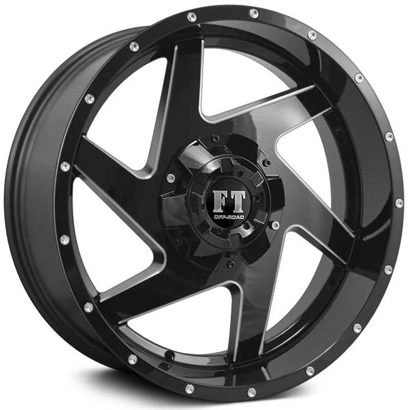 Full Throttle Full Throttle FT6052  Wheels Gloss Black Milled