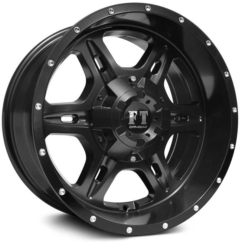 Full Throttle Full Throttle FT6054  Wheels Satin Black