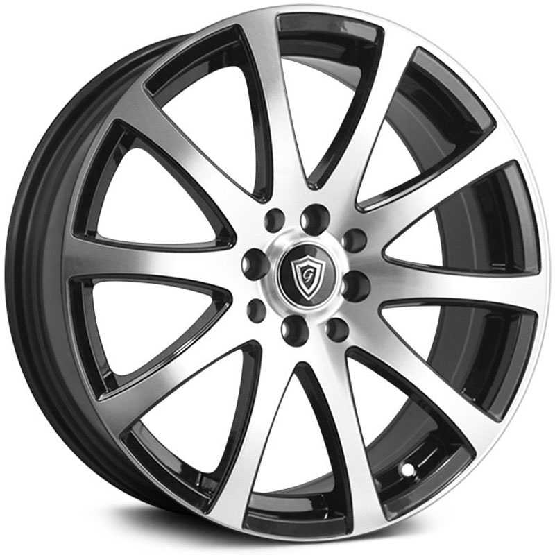 G-Line Alloys G0001  Wheels Gloss Black Machined Face