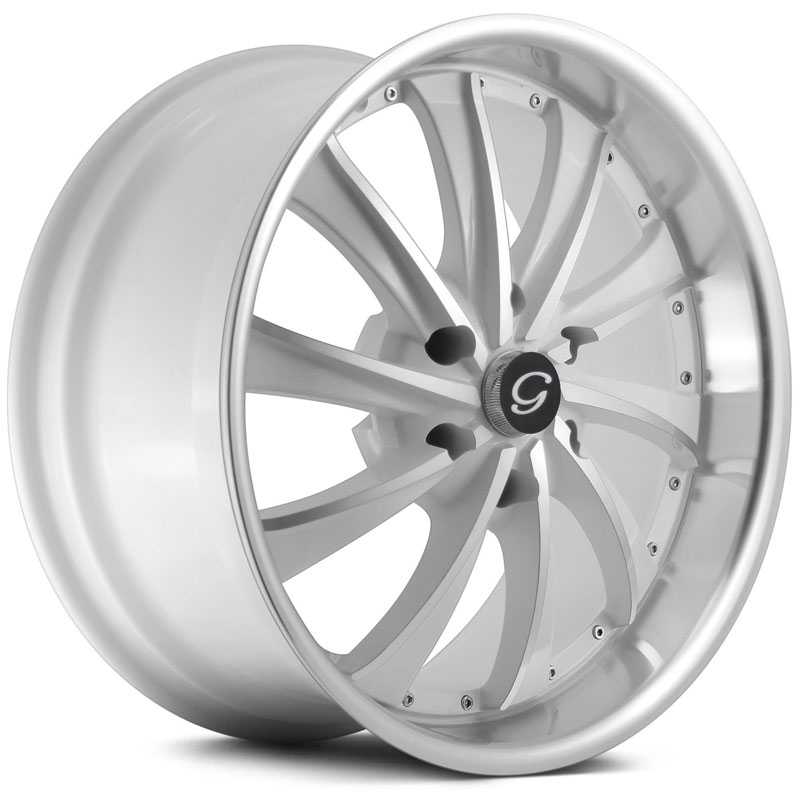 G-Line Alloys G0016  Wheels Gloss White Machined Face & Lip