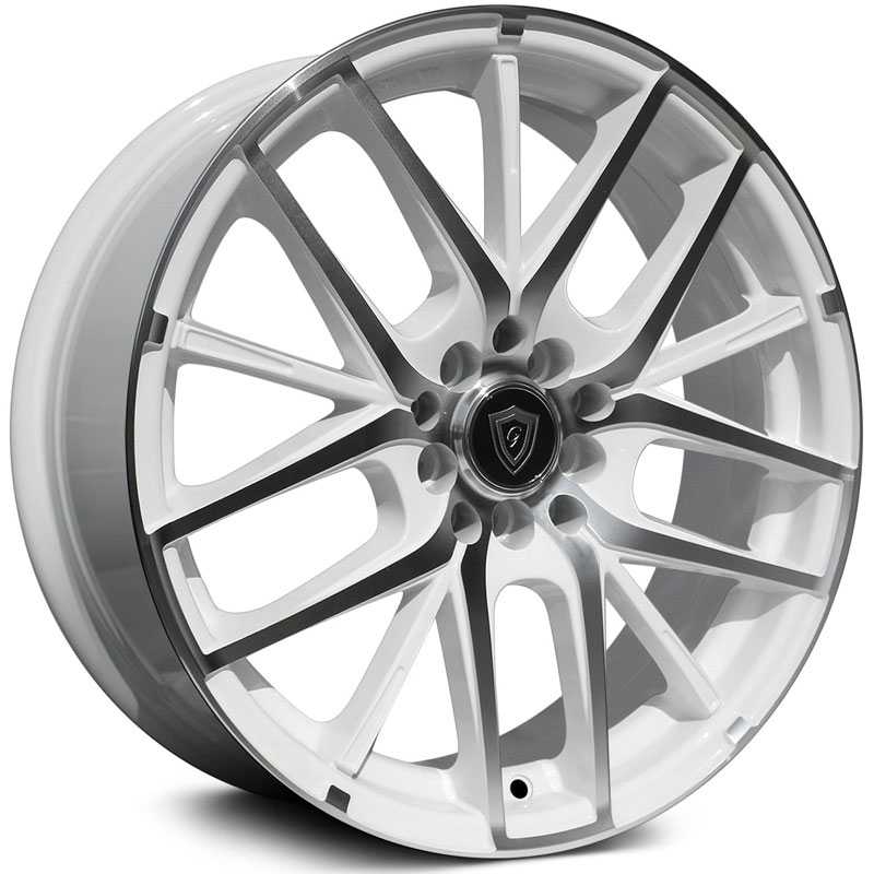 G-Line Alloys G0029  Wheels Gloss White Machined Face