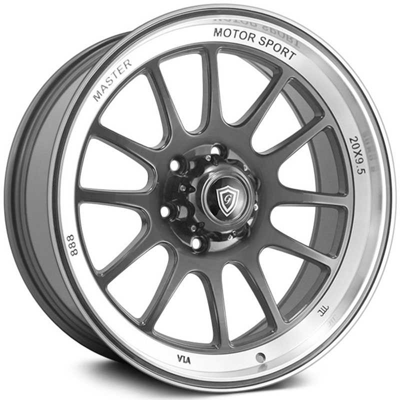 G-Line Alloys G0089  Wheels Gunmetal Machined Face