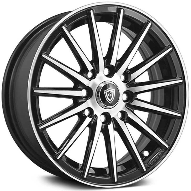 G-Line Alloys G0118  Wheels Gloss Black Machined