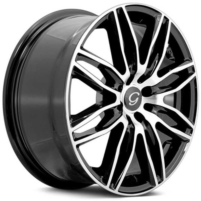 G-Line Alloys G1017  Wheels Gloss Black Machined Face