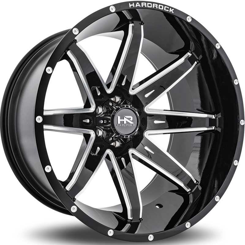 Hardrock Offroad H502 Pain Killer Xposed  Wheels Gloss Black Milled