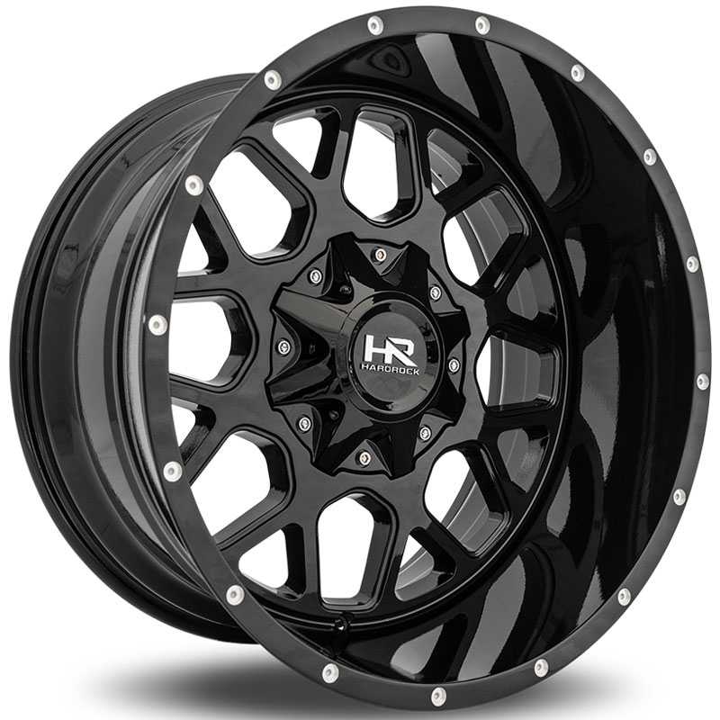 Hardrock Offroad H705 Gunner  Wheels Gloss Black