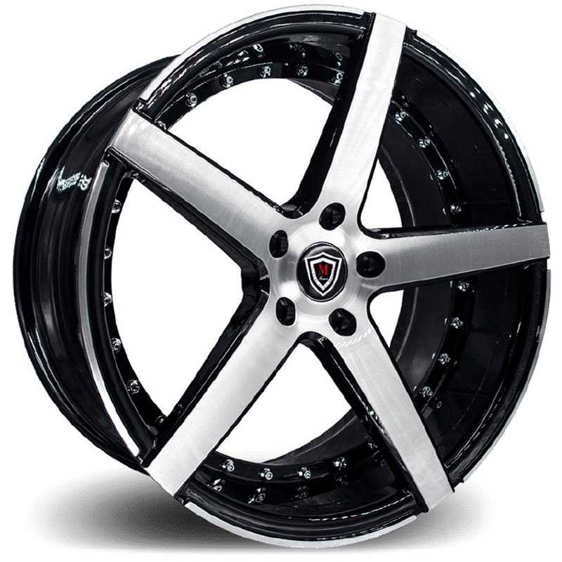 Marquee Luxury Marquee M3226  Wheels Gloss Black Machined