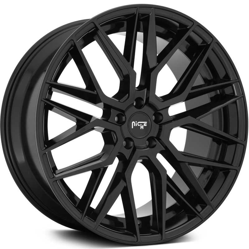 Niche M224 Gamma  Wheels Gloss Black