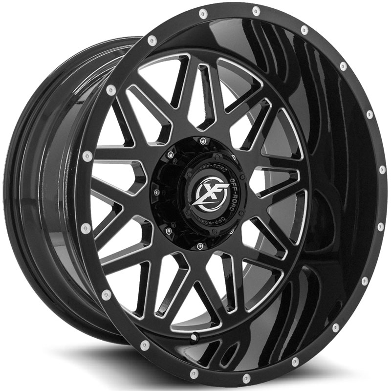 XF Offroad XF-211  Wheels Gloss Black Milled