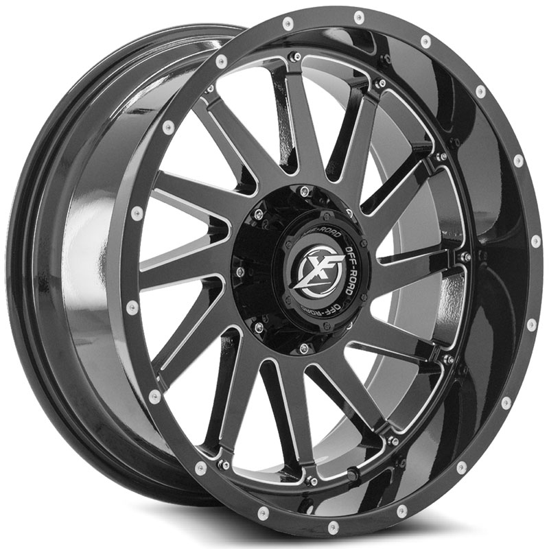 XF Offroad XF-216  Wheels Gloss Black Milled