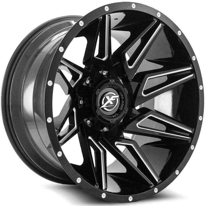 XF Offroad XF-218  Wheels Gloss Black Milled