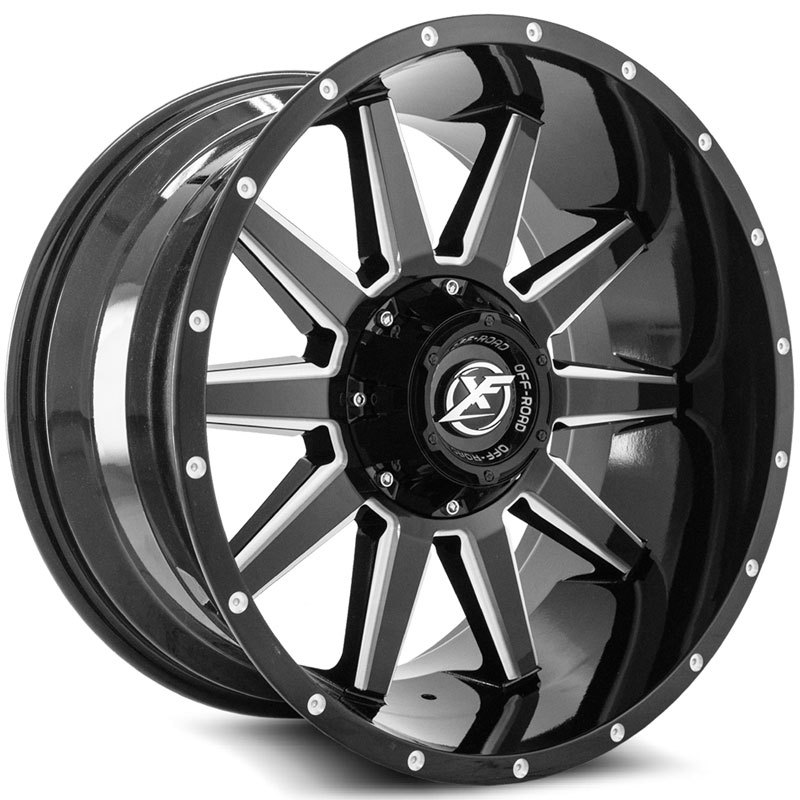 XF Offroad XF-219  Wheels Gloss Black Milled