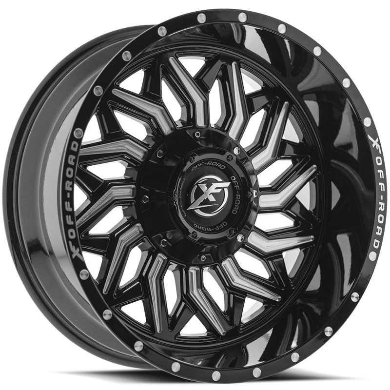 XF Offroad XF-228  Wheels Gloss Black Milled