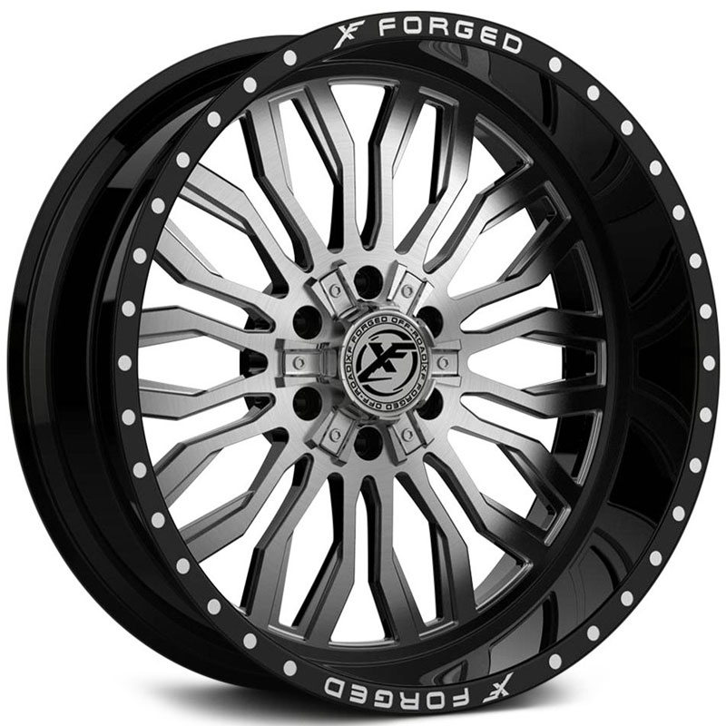 XF Offroad Forged XFX-305  Wheels Gloss Black w/ Brushed Face