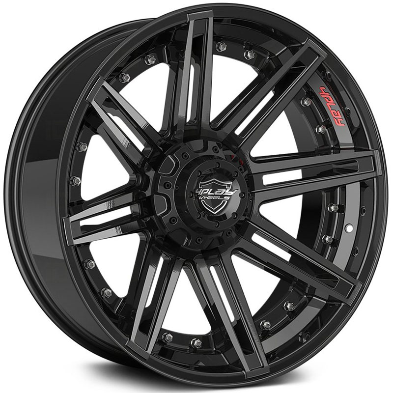 4Play 4P08  Wheels Brushed Black