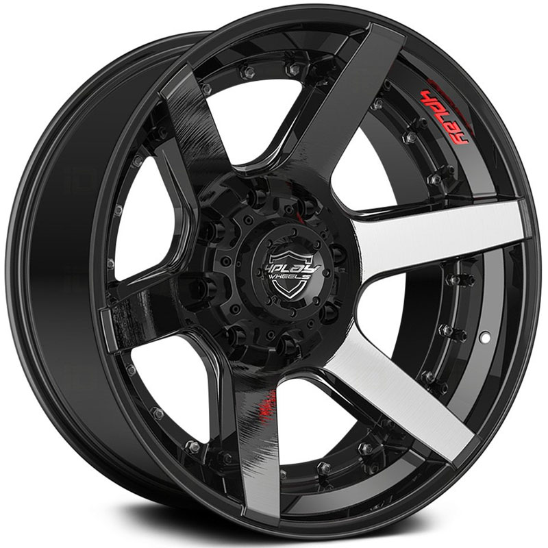 4Play 4P60  Wheels Brushed Black