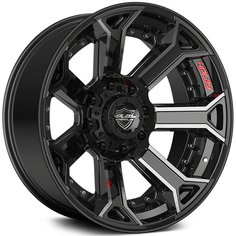 4Play 4P70  Wheels Brushed Black