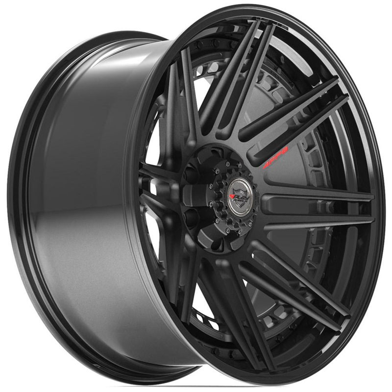 4Play 4PF8  Wheels Gloss Black w/ Matte Center