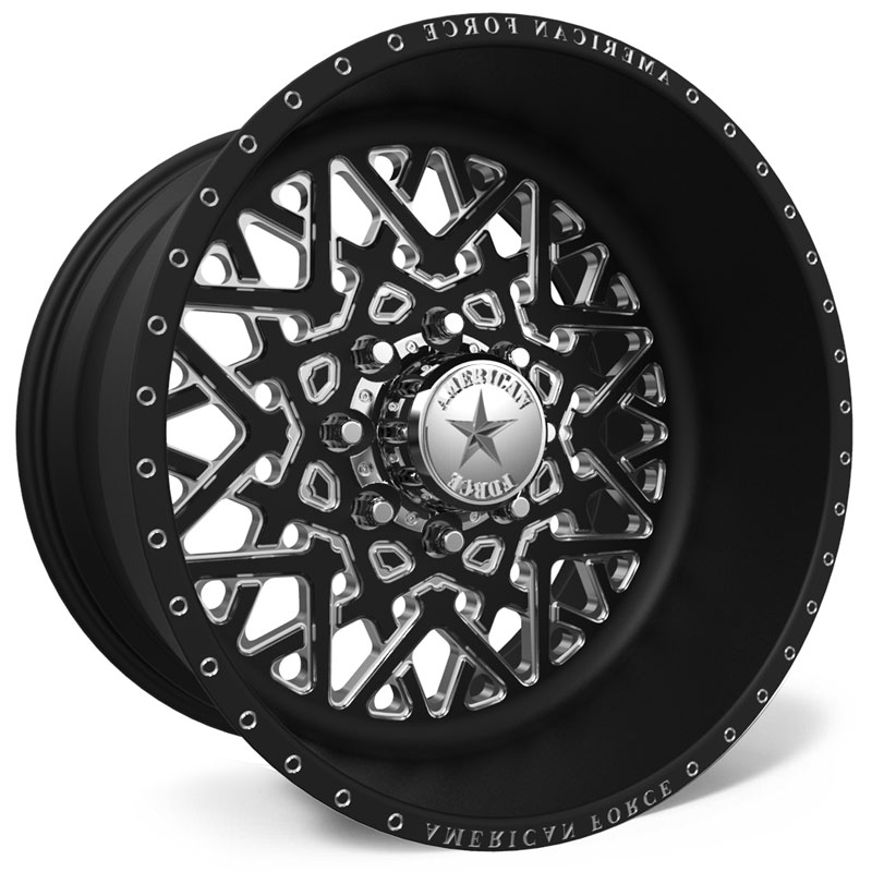 American Force F113 Static SS5  Wheels Black