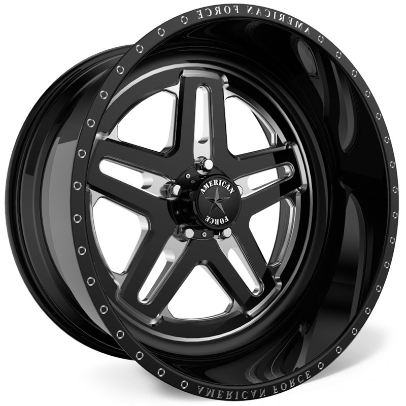 American Force H103 Warrior SS5  Wheels Black