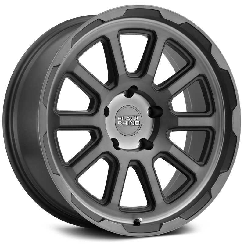 Black Rhino Chase  Wheels Brushed Gunmetal