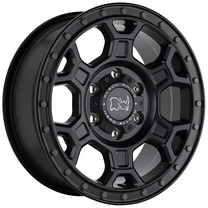 Black Rhino Midhill  Wheels Matte Black W/Gunmetal Bolts