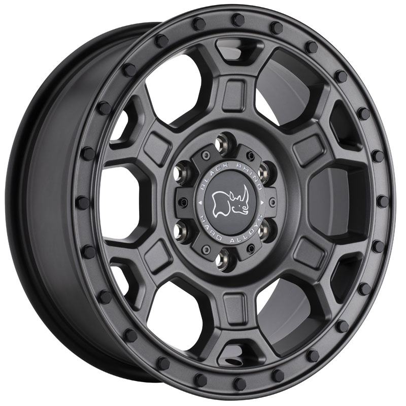 Black Rhino Midhill  Wheels Matte Gunmetal W/Black Bolts 